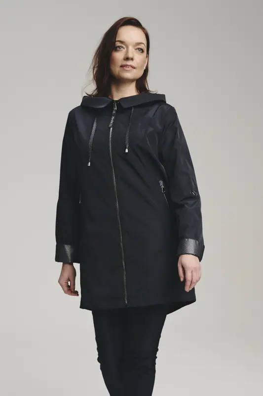 Alicja, parka przejściowa w kolorze granatowym, ujęcie 9